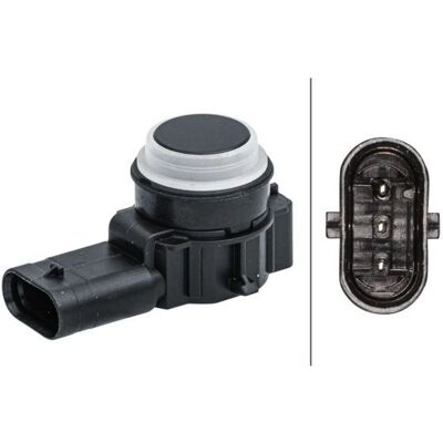 HELLA 6PX 358 141-691 Parksensor - Sensor, Einparkhilfe, Schwarz HELLA 6PX 358 141-691 Parksensor - Sensor, Einparkhilfe, Schwarz