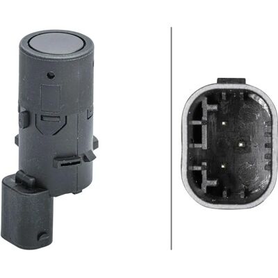 Sensore di parcheggio Hella 6PX 358 141-631 - sensore, assistenza al parcheggio, nero Sensore di parcheggio Hella 6PX 358 141-631 - sensore, assistenza al parcheggio, nero