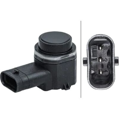 Sensore di parcheggio HELLA 6PX 358 141-531 - A innesto, 3 pin, Forma angolata, Verniciabile Sensore di parcheggio HELLA 6PX 358 141-531 - A innesto, 3 pin, Forma angolata, Verniciabile
