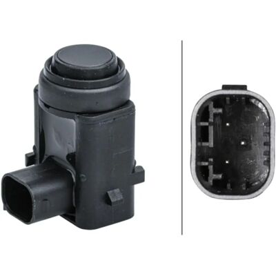 Sensore parcheggio HELLA - 6PX 358 141-491 - Nero - Sensore di parcheggio Sensore parcheggio HELLA - 6PX 358 141-491 - Nero - Sensore di parcheggio