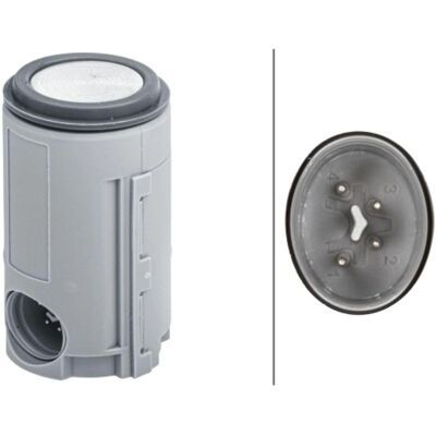 Hella 6PX 358 141-381 Silber Parksensor - Parkhilfe Hella 6PX 358 141-381 Silber Parksensor - Parkhilfe