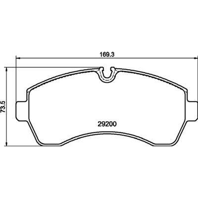 Plaquettes de frein Hella Pagid - Avant pour Mercedes Sprinter - Kit de disques - Publicité Plaquettes de frein Hella Pagid - Avant pour Mercedes Sprinter - Kit de disques - Publicité
