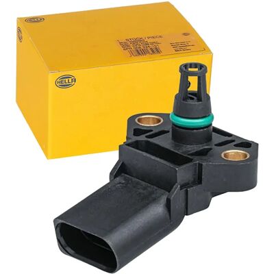 Sensore di Pressione Turbo Hella - Compatibile con VW, Audi, Seat, Skoda - Montaggio a vite - Chip in silicio Sensore di Pressione Turbo Hella - Compatibile con VW, Audi, Seat, Skoda - Montaggio a vite - Chip in silicio
