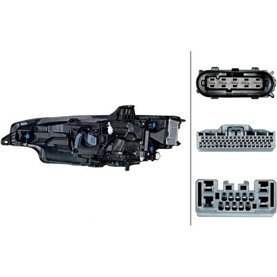 Faro LED HELLA 1EX 013 508-921 per circolazione a destra Faro LED HELLA 1EX 013 508-921 per circolazione a destra