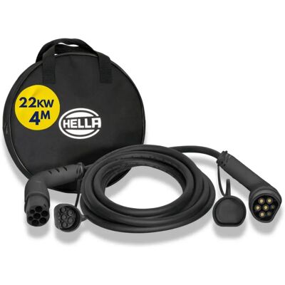 Hella 8KE 358 255-021 Ladekabel für Elektroauto - Typ 2, 4m, 22kW Hella 8KE 358 255-021 Ladekabel für Elektroauto - Typ 2, 4m, 22kW