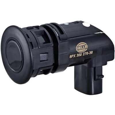 Hella 6PX 358 270-301 - Sensore di parcheggio con montaggio a spina nero, forma rotonda Hella 6PX 358 270-301 - Sensore di parcheggio con montaggio a spina nero, forma rotonda