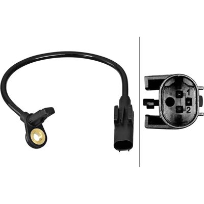 Hella ABS-hjulsensor - Baghjælms Mercedes-Benz ML R-klasse - Hall-princip Hella ABS-hjulsensor - Baghjælms Mercedes-Benz ML R-klasse - Hall-princip