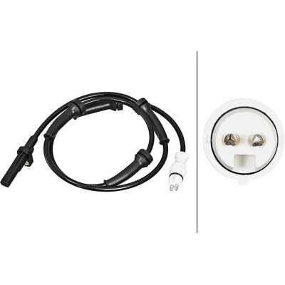 Hella Renault Opel ABS Sensor - Hall Typ - 845mm - ABS Sensor Hella Renault Opel ABS Sensor - Hall Typ - 845mm - ABS Sensor