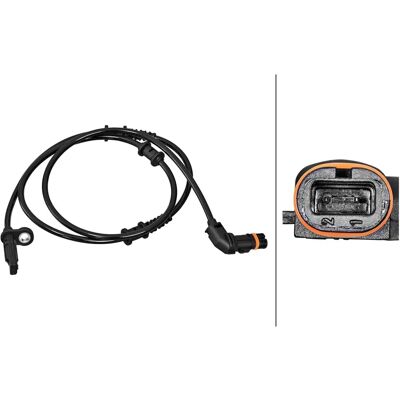 Hella 6PU 358 217-151 ABS-sensor - Hall-prinsipp for Mercedes-Benz GLS ML GLE SUV Hella 6PU 358 217-151 ABS-sensor - Hall-prinsipp for Mercedes-Benz GLS ML GLE SUV