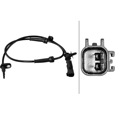 Hella 6PU 358 217-191 ABS Sensor - Hall effect - Tesla Hella 6PU 358 217-191 ABS Sensor - Hall effect - Tesla