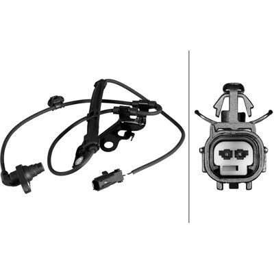 Hella 6PU 358 218-711 ABS Sensor - Wheel Speed, Hall Effect, Easy Clip Mounting Hella 6PU 358 218-711 ABS Sensor - Wheel Speed, Hall Effect, Easy Clip Mounting