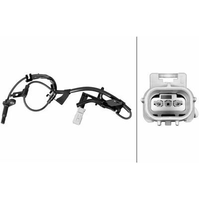 Αισθητήρας ταχύτητας τροχού ABS HELLA 6PU 358 218-801 - Αισθητήρας ABS με αρχή Hall Αισθητήρας ταχύτητας τροχού ABS HELLA 6PU 358 218-801 - Αισθητήρας ABS με αρχή Hall