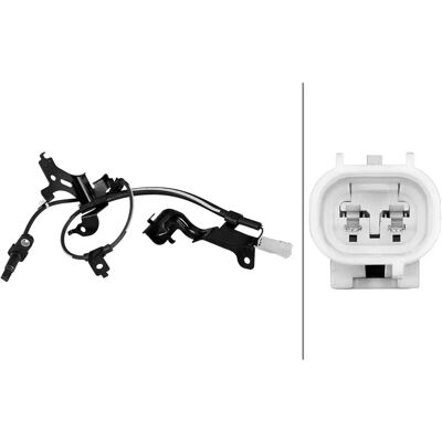 Hella 6PU 358 218-811 ABS Sensor with Hall Effect - ABS Sensor Hella 6PU 358 218-811 ABS Sensor with Hall Effect - ABS Sensor