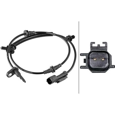 Hella 6PU 358 218-981 ABS-sensor med clips - Hjulhastighetssensor Hella 6PU 358 218-981 ABS-sensor med clips - Hjulhastighetssensor