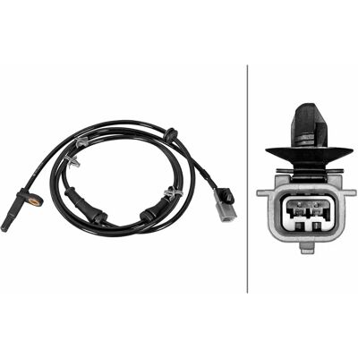Sensore ABS ruota Hella 6PU 358 219-061 con clip Sensore ABS ruota Hella 6PU 358 219-061 con clip