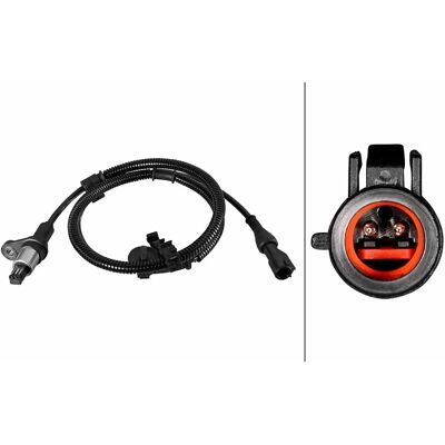 Hella 6PU 358 219-261 Sensore ABS con Clip - Sensore ABS Hella 6PU 358 219-261 Sensore ABS con Clip - Sensore ABS