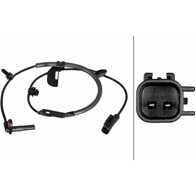 Hella 6PU 358 217-601 ABS Sensor - Hall-Prinzip, Jeep, Dodge Hella 6PU 358 217-601 ABS Sensor - Hall-Prinzip, Jeep, Dodge