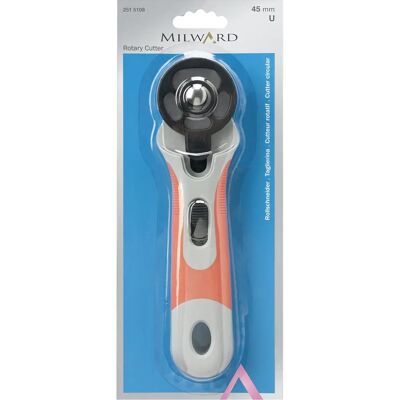 Milward Rotary Cutter - Safety Blade, 45mm, Steel/Plastic Milward Rotary Cutter - Safety Blade, 45mm, Steel/Plastic