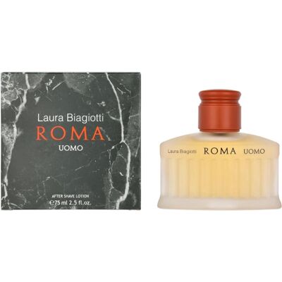 Laura Biagiotti Roma Uomo Aftershave - Legno Limone Patchouli - Rasatura Laura Biagiotti Roma Uomo Aftershave - Legno Limone Patchouli - Rasatura