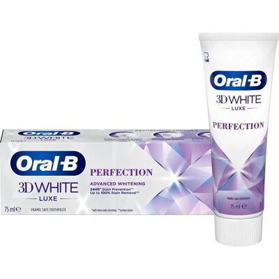 Oral-B 3DWhite Luxe Perfection Mint Hammaspasta - Karies ja emali suojaus - 75ml Oral-B 3DWhite Luxe Perfection Mint Hammaspasta - Karies ja emali suojaus - 75ml