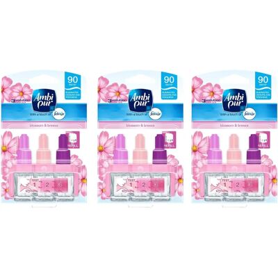 Ambi Pur Ambipur 3 Volution Blossom & Breeze Plug-In Air Freshener Refill - Air Freshener Ambi Pur Ambipur 3 Volution Blossom & Breeze Plug-In Air Freshener Refill - Air Freshener