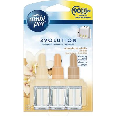 Ambi-Pur 3volution Parfum Vanille Harmony - Parfum d'ambiance - Publicité Ambi-Pur 3volution Parfum Vanille Harmony - Parfum d'ambiance - Publicité