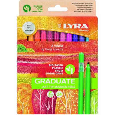 Ensemble de 24 feutres Lyra Art-Tip - Marqueurs Ensemble de 24 feutres Lyra Art-Tip - Marqueurs