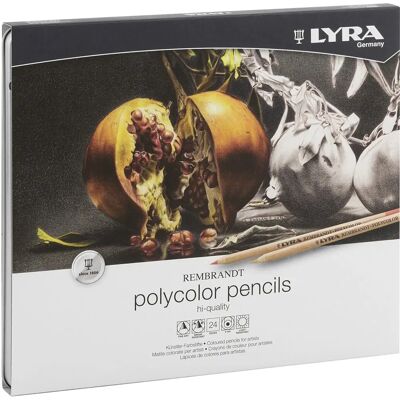 Arkadia Japan Lila colored pencils polycolor 24 color set oil-based - Colored Pencils Arkadia Japan Lila colored pencils polycolor 24 color set oil-based - Colored Pencils