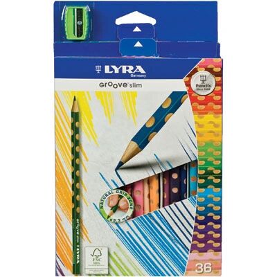 Lyra Groove Slim Dreieckige Buntstifte - Buntstifte Lyra Groove Slim Dreieckige Buntstifte - Buntstifte
