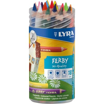 LYRA Ferby Buntstifte - 18 Farben-Set LYRA Ferby Buntstifte - 18 Farben-Set