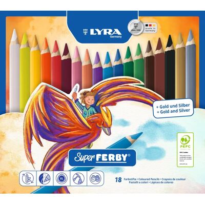Lyra Super Ferby 1 Dreieckige Buntstifte - Buntstifte Lyra Super Ferby 1 Dreieckige Buntstifte - Buntstifte