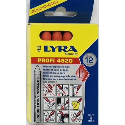 Lyra 12 Gessetti in Plastica Rossa - Gessetti Lyra 12 Gessetti in Plastica Rossa - Gessetti