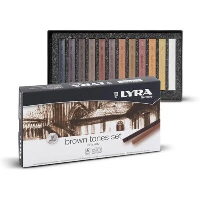 Lyra Polycrayons Brown Pastel Set - Art & Hobby Lyra Polycrayons Brown Pastel Set - Art & Hobby