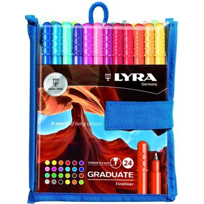 LYRA Graduate Feine Spitze 24-Farben Marker-Set LYRA Graduate Feine Spitze 24-Farben Marker-Set