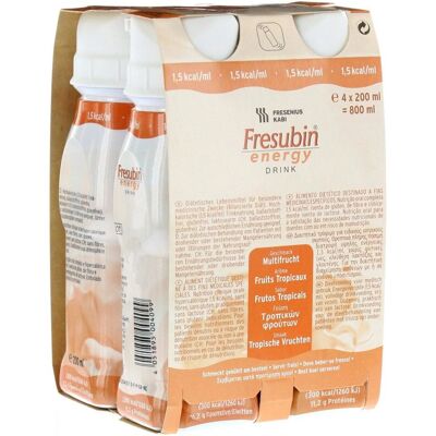 Fresubin Energy Drink - Fruits Tropicaux - Solution Buvable Haute Calories Fresubin Energy Drink - Fruits Tropicaux - Solution Buvable Haute Calories