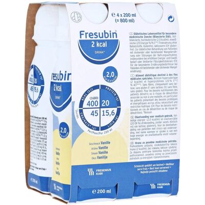 Fresubin - 2 Kcal Drink - Vanille - 200ml - Boisson Fresubin - 2 Kcal Drink - Vanille - 200ml - Boisson