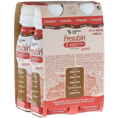 Fresubin 2 Kcal Fibre Drink Cappuccino - Drink Voeding Fresubin 2 Kcal Fibre Drink Cappuccino - Drink Voeding
