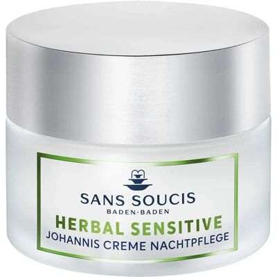 Sans Soucis Herbal Sensitive Johannis Nachtpflege - Gesichtscreme für empfindliche Haut Sans Soucis Herbal Sensitive Johannis Nachtpflege - Gesichtscreme für empfindliche Haut
