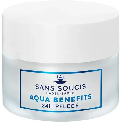 Sans Soucis Aqua Benefits 24h Pflege - Gesichtscreme Sans Soucis Aqua Benefits 24h Pflege - Gesichtscreme