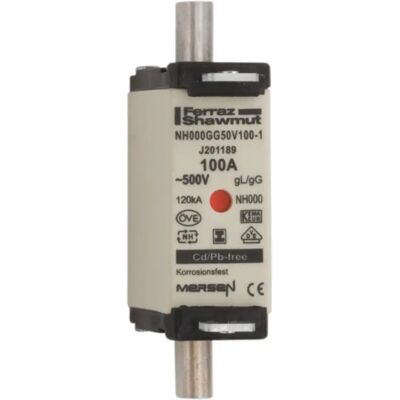 Mersen 1F663.000000 Fusible - Taille NH 100A 500V - Publicité Mersen 1F663.000000 Fusible - Taille NH 100A 500V - Publicité