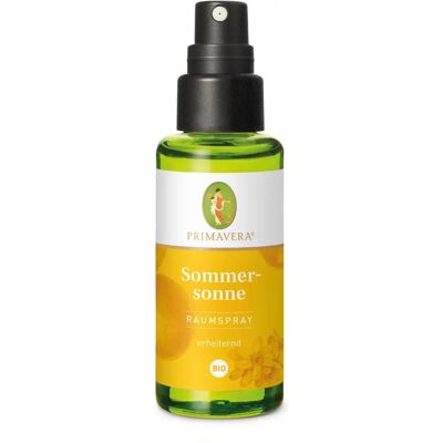 Primavera Sommer-Sonne Raumspray - Raumduft mit Bio-Zutaten Primavera Sommer-Sonne Raumspray - Raumduft mit Bio-Zutaten