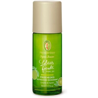 Primavera Organická Péče o pokožku Radost ze života Osvěžující deodorant Primavera Organická Péče o pokožku Radost ze života Osvěžující deodorant