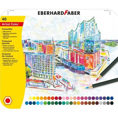 Eberhard Faber Artist Color Mehrfarbig 48 Stück - Buntstifte Eberhard Faber Artist Color Mehrfarbig 48 Stück - Buntstifte