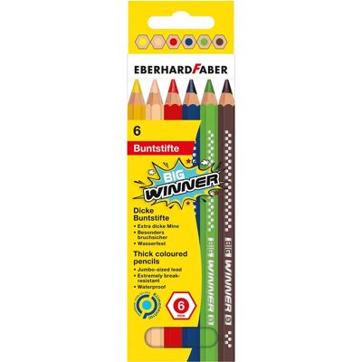 Eberhard Faber 518706 - Big Winner Pastellstifte - Farbige Bleistifte Eberhard Faber 518706 - Big Winner Pastellstifte - Farbige Bleistifte