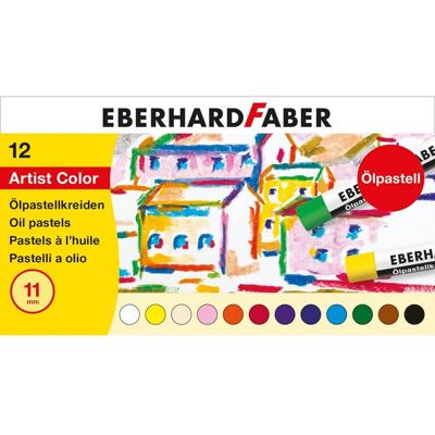 Eberhard Faber Artist Color Pastels à l'Huile 12 pcs - Ensemble de Pastels à l'Huile Eberhard Faber Artist Color Pastels à l'Huile 12 pcs - Ensemble de Pastels à l'Huile