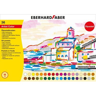 Eberhard Faber Pasteles de Aceite - 36 piezas - Material de Arte Eberhard Faber Pasteles de Aceite - 36 piezas - Material de Arte
