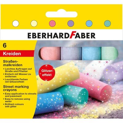 Eberhard Faber Straßenmarkierungs Glitzer Kreide - Straßenkreide Eberhard Faber Straßenmarkierungs Glitzer Kreide - Straßenkreide
