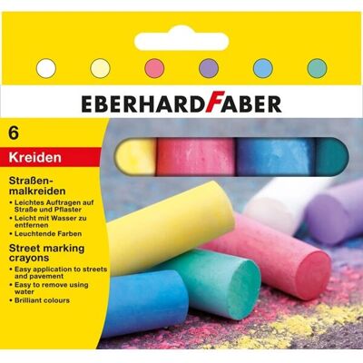 Eberhard Faber 526506 Crayon - Multicolore - Jeu en extérieur Eberhard Faber 526506 Crayon - Multicolore - Jeu en extérieur
