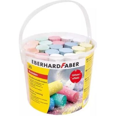 Eberhard Faber 526520 Glitzer Straßenmalkreide - Kunst im Freien Eberhard Faber 526520 Glitzer Straßenmalkreide - Kunst im Freien