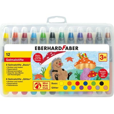 Eberhard Faber Gélkréta Alap & Fémes - 12 db Eberhard Faber Gélkréta Alap & Fémes - 12 db